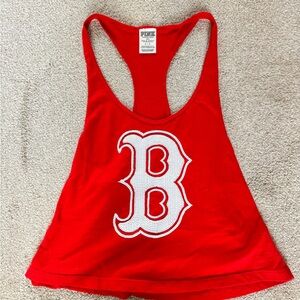 VS PINK red sox tank top XS